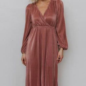 Long sleeve maxi dress